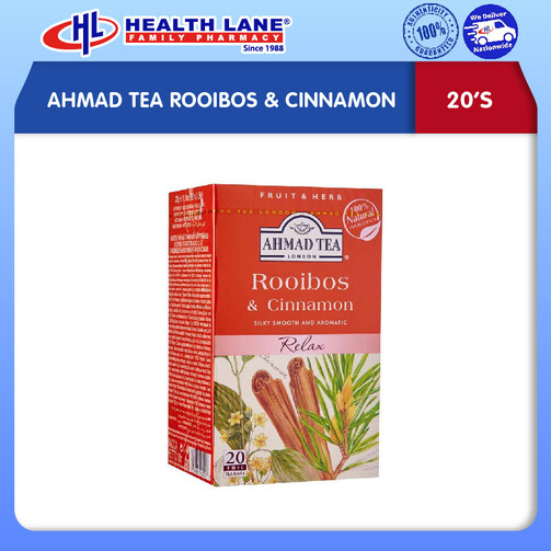 AHMAD TEA ROOIBOS & CINNAMON (20'S)